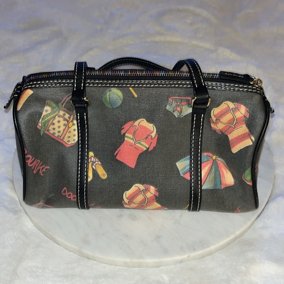 Dooney & Bourke Handbags - Vintage Dooney & Bourke Y2K Rainbow Printed Bitsy Bag